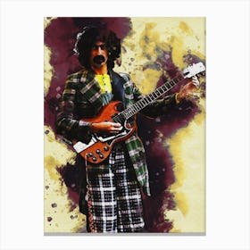 Smudge Of Frank Zappa Canvas Print