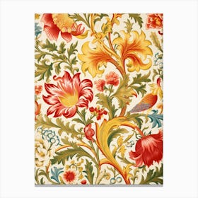 Floral Wallpaper 144 Canvas Print