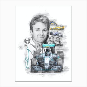 Nico Rosberg Canvas Print