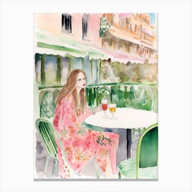 Drinks In Amalfi Canvas Print