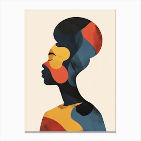 Abstract Portrait Of A Woman 45 Canvas Print