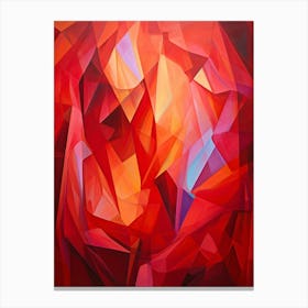 Colourful Abstract Geometric Polygons 3 Canvas Print