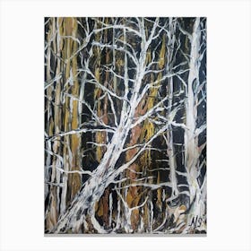 Trees In Winter Canvas Print