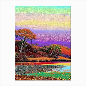 Kakadu National Park Australia Pointillism Canvas Print