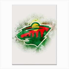 Minnesota Wild Watercolor Canvas Print