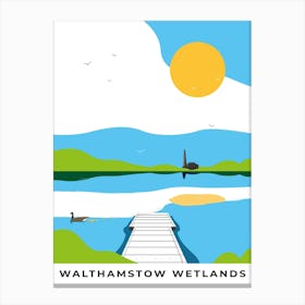 Walthamstow Wetlands Canvas Print