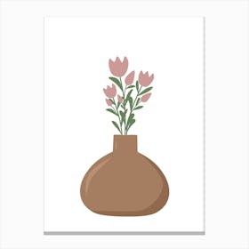 Tulips In A Vase 1 Canvas Print