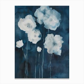 Blue Poppies 15 Canvas Print