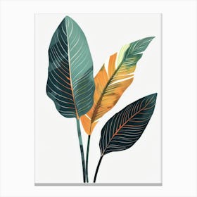 Tropical Leaves 116 Canvas Print