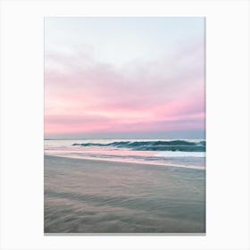 Walberswick Beach, Suffolk Pink Photography  Canvas Print