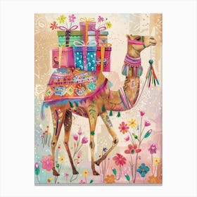 Camel With Gifts 2 Canvas Print