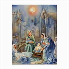 Nativity Scene 8 Canvas Print