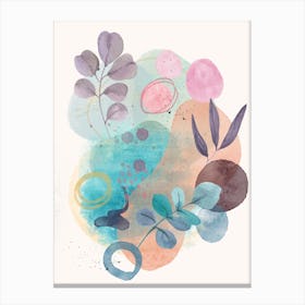 Abstract Watercolor Painting 8 Canvas Print