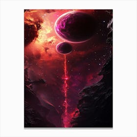 Space Wallpaper 1 Canvas Print