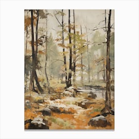 Autumn Fall Trees In The Woods 2 Canvas Print
