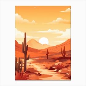 Desert Landscape Canvas Print