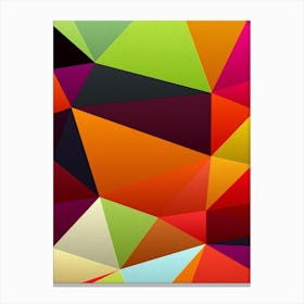 Abstract Triangles 12 Canvas Print