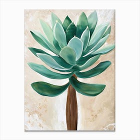 Jade Plant Canvas Print