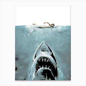 Jaws movie poster 4 Canvas Print