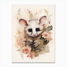 Adorable Chubby Posing Possum 7 Canvas Print