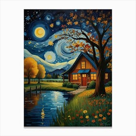 Starry Night 50 Canvas Print