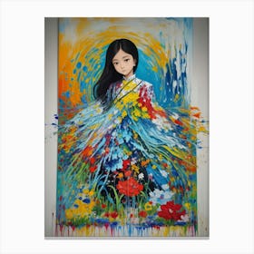 Asian Girl 10 Canvas Print