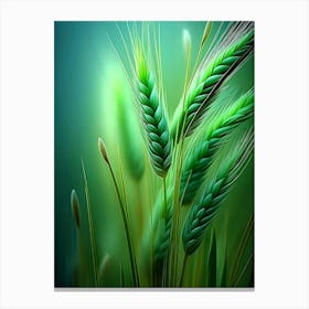 Green Wheat Canvas Print