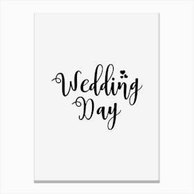 Wedding Day Canvas Print