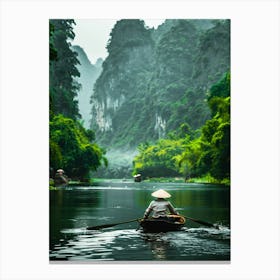 Luong River In Vietnam Canvas Print