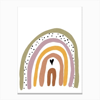 Rainbow Nude Canvas Print