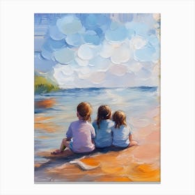 Sibling Love Canvas Print