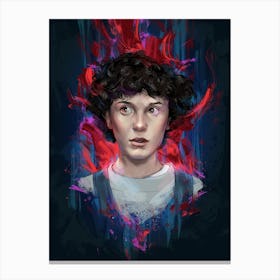 Eleven Stranger Things Canvas Print