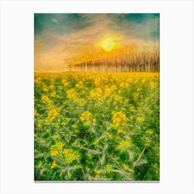 Rural Radiance Canvas Print