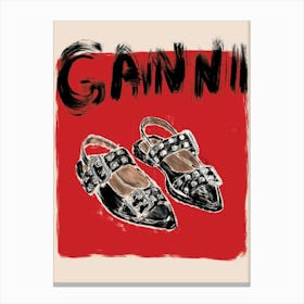 Ganni Ballerinas Canvas Print
