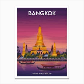 Bangkok Wat Phot Temple Canvas Print