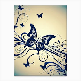 Butterfly Wallpaper 16 Canvas Print