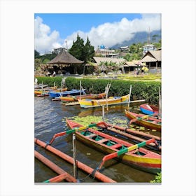 Indonesian Town Canvas Print