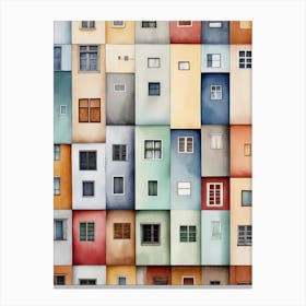 Windows Of The City Canvas Print