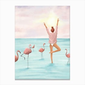 Big Flamingo Canvas Print