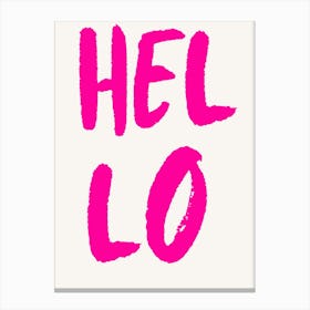 Hello Hello Canvas Print