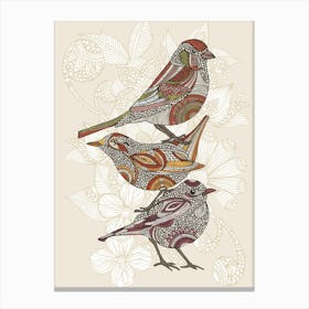 Three Birds Toile