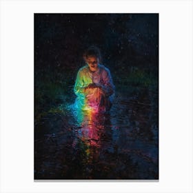 Rainbows In The Water Canvas Print