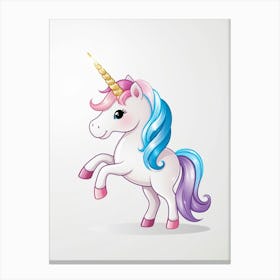 Cute Unicorn Canvas Print