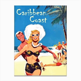 Caribbean Coast Canvas Print