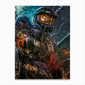 Halo chief Canvas Print