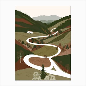 Winding Road Canvas Print