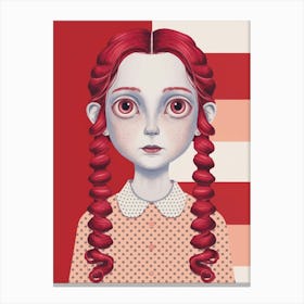 Red Haired Girl 1 Canvas Print