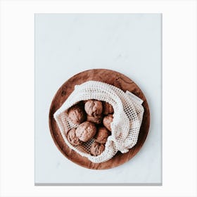 Cookies On A Plate Canvas Print
