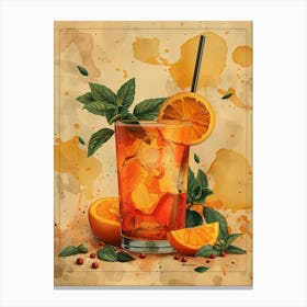 Aperol Spritz Art Print 377 Canvas Print