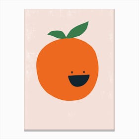 Orange Kitchen Canvas Print